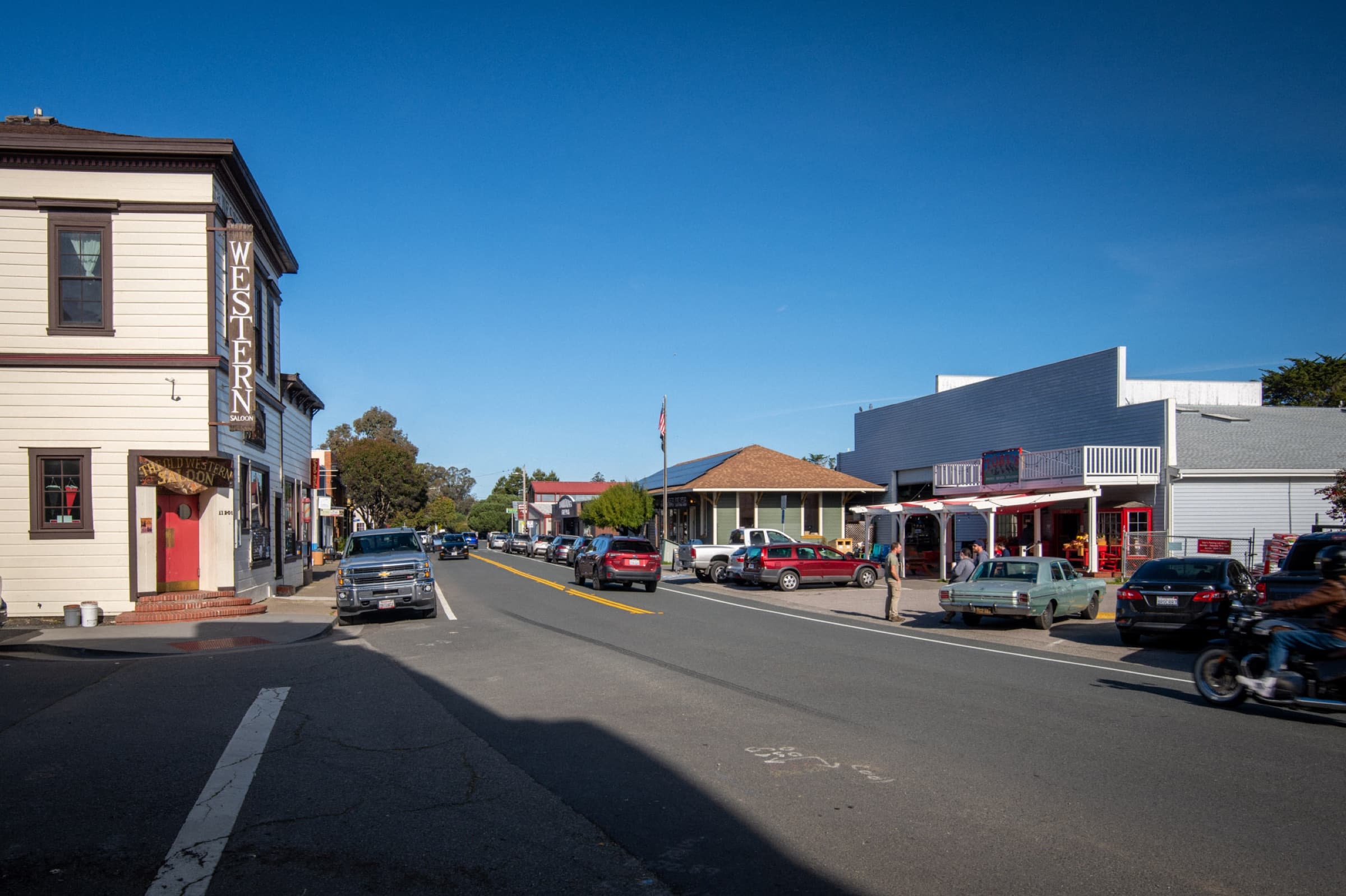 Main street in Point Reyes Station